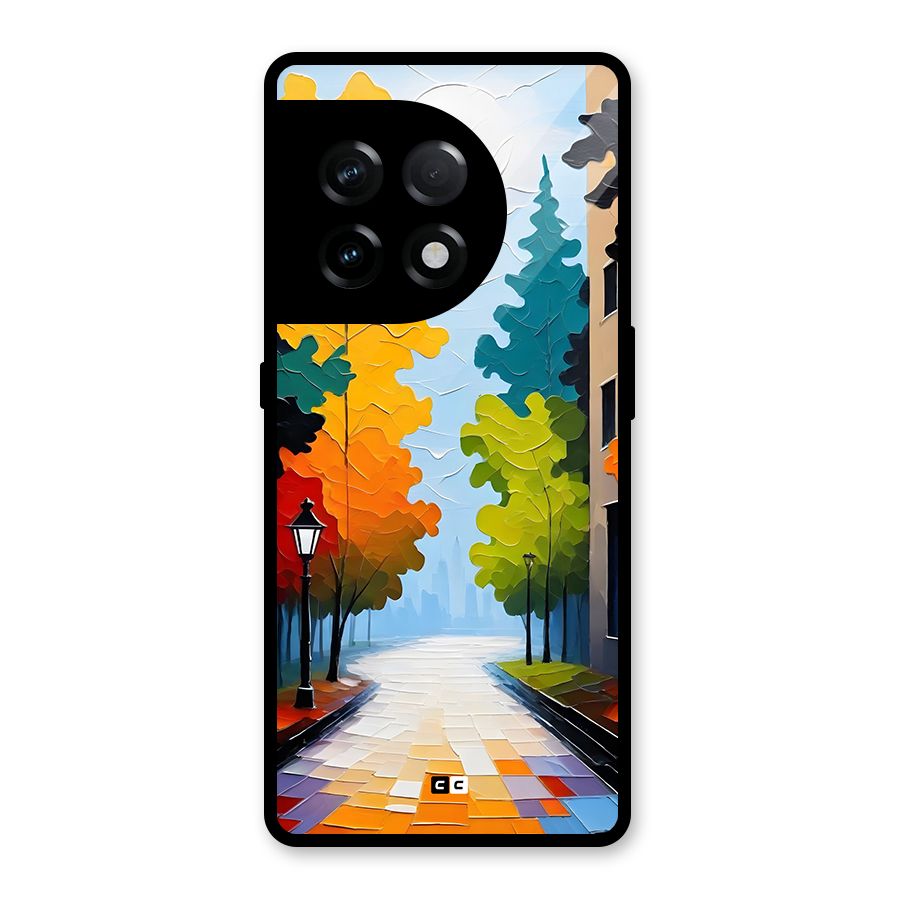 Paper Street Glass Back Case for OnePlus 11R