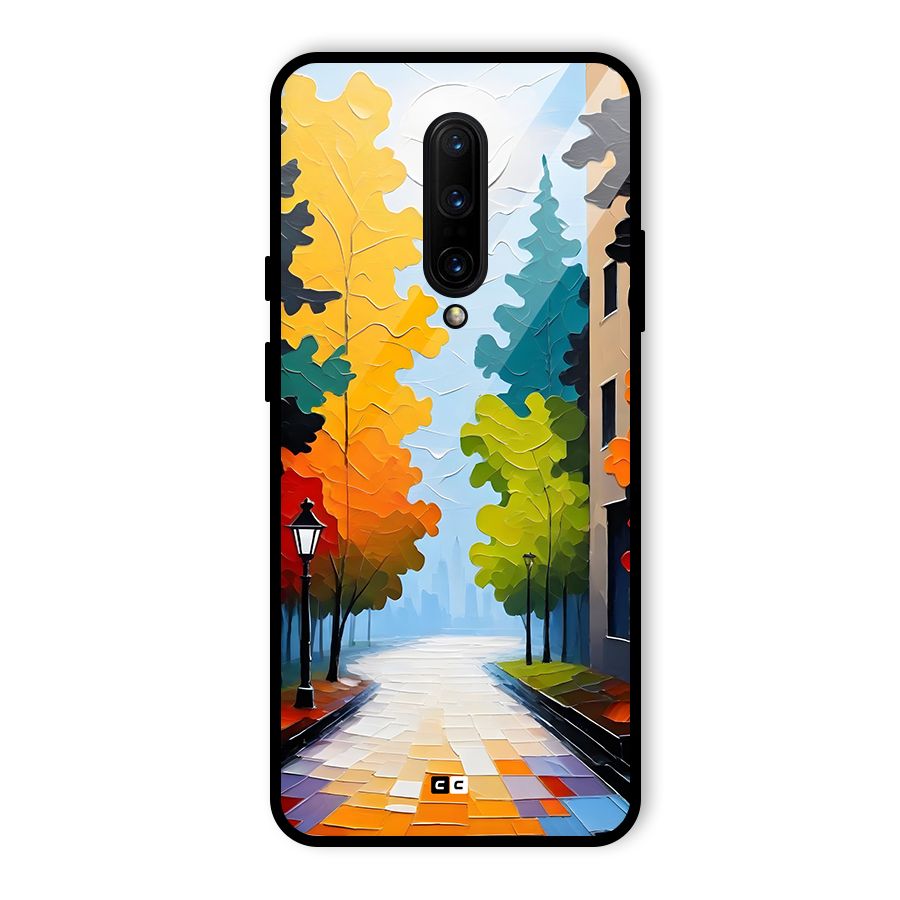 Paper Street Glass Back Case for OnePlus 7 Pro