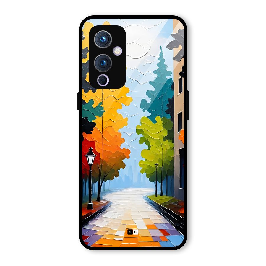 Paper Street Glass Back Case for OnePlus 9