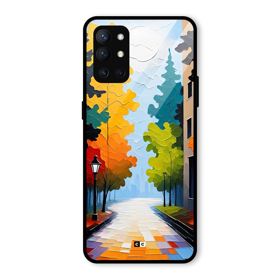 Paper Street Glass Back Case for OnePlus 9R