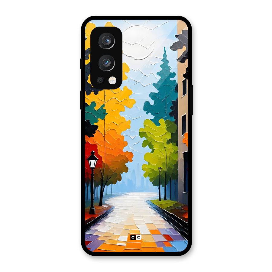 Paper Street Glass Back Case for OnePlus Nord 2 5G