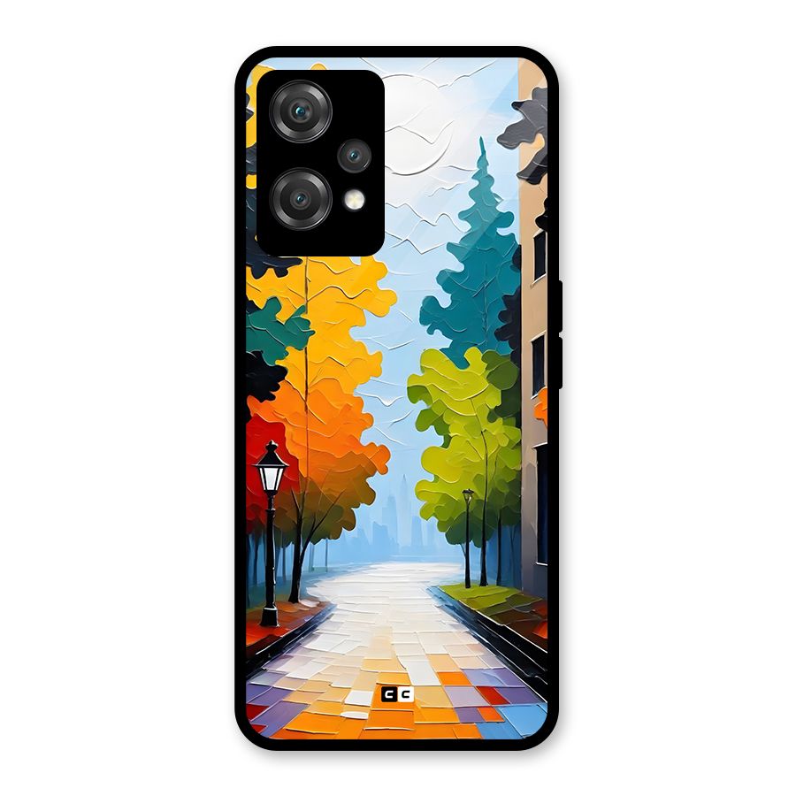 Paper Street Glass Back Case for OnePlus Nord CE 2 Lite 5G