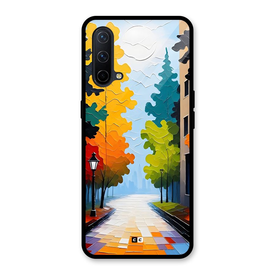 Paper Street Glass Back Case for OnePlus Nord CE 5G