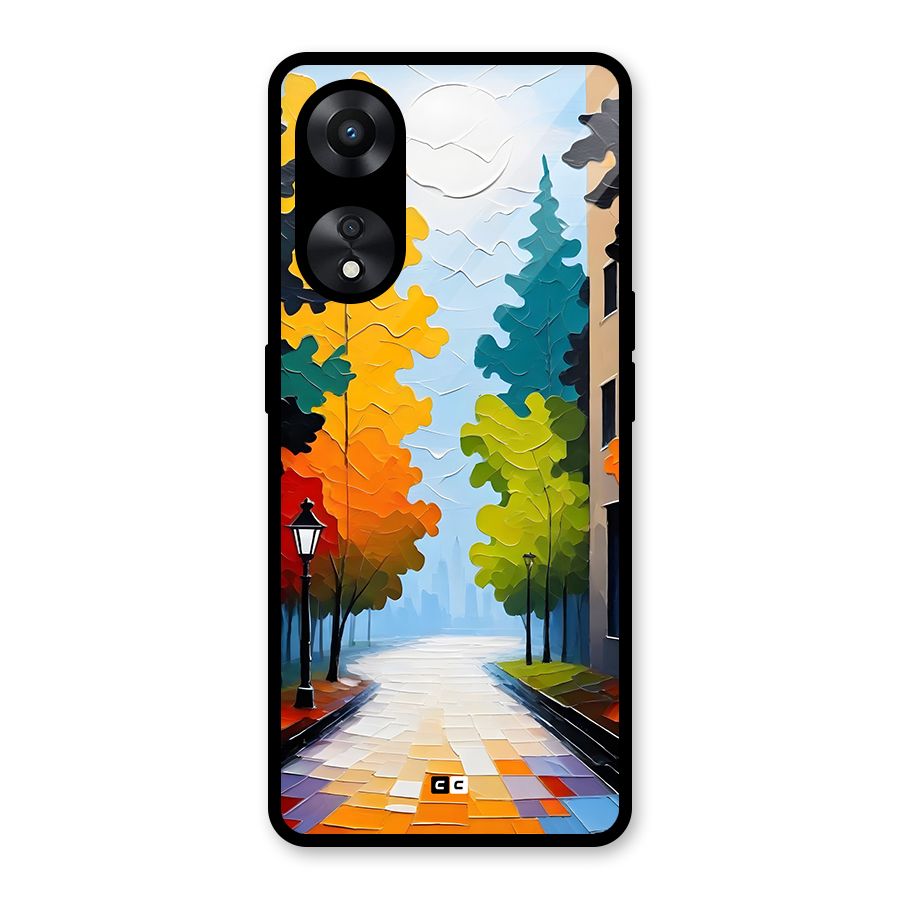 Paper Street Glass Back Case for Oppo A78
