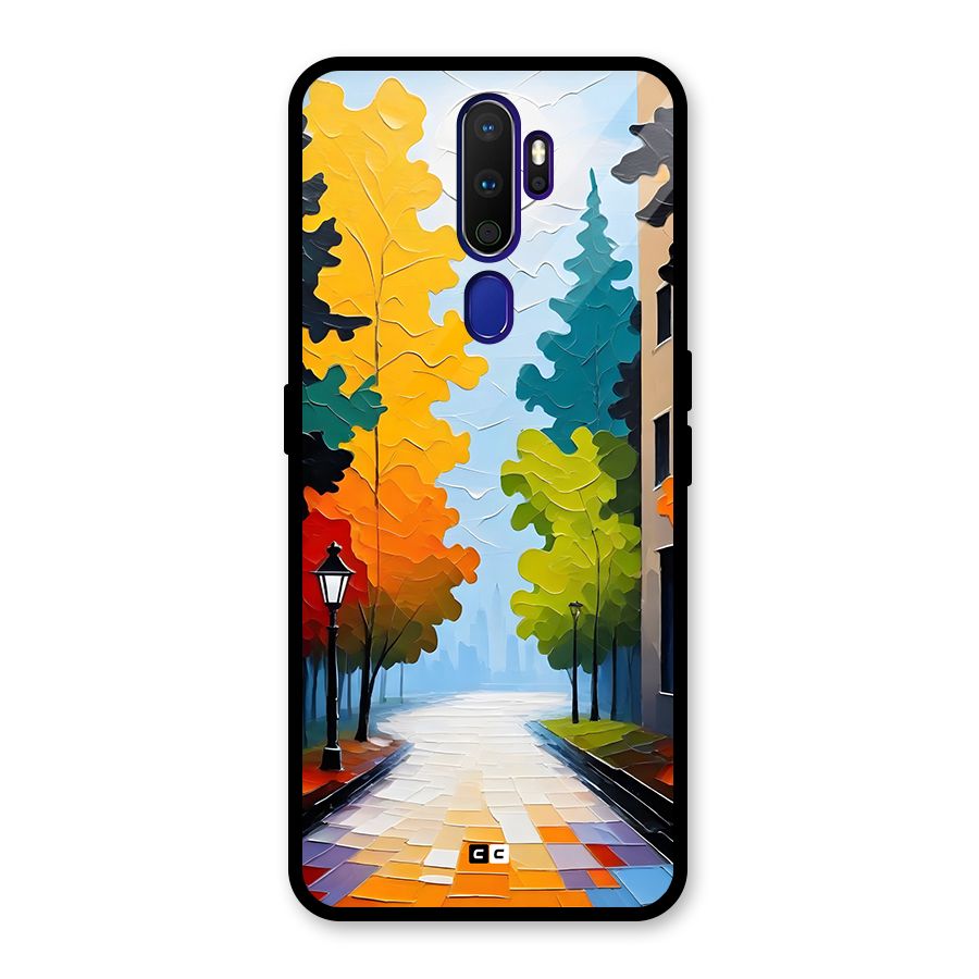 Paper Street Glass Back Case for Oppo A9 (2020)