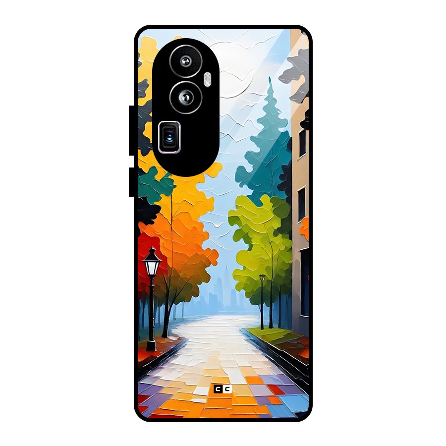 Paper Street Glass Back Case for Oppo Reno10 Pro Plus