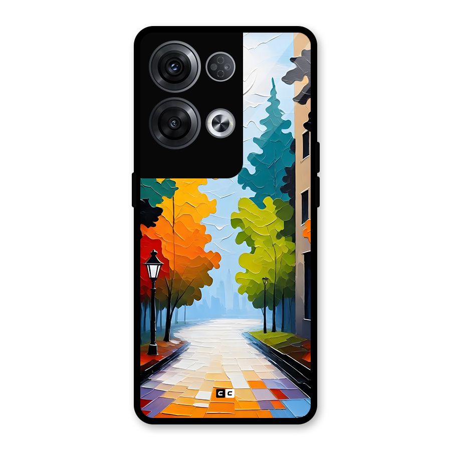 Paper Street Glass Back Case for Oppo Reno8 Pro 5G