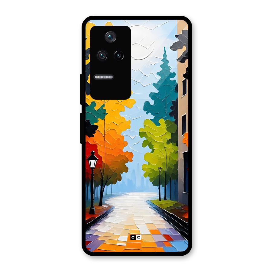 Paper Street Glass Back Case for Poco F4 5G