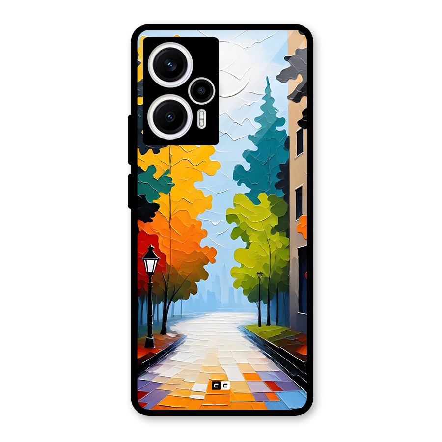 Paper Street Glass Back Case for Poco F5