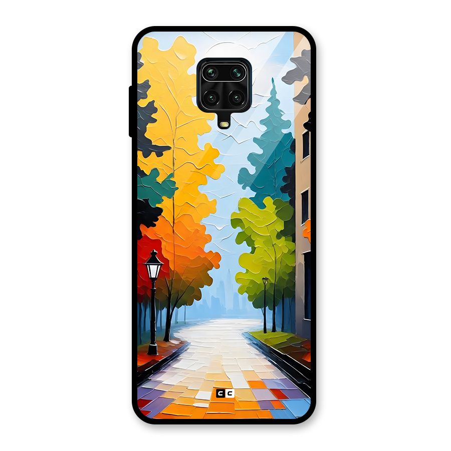 Paper Street Glass Back Case for Poco M2 Pro