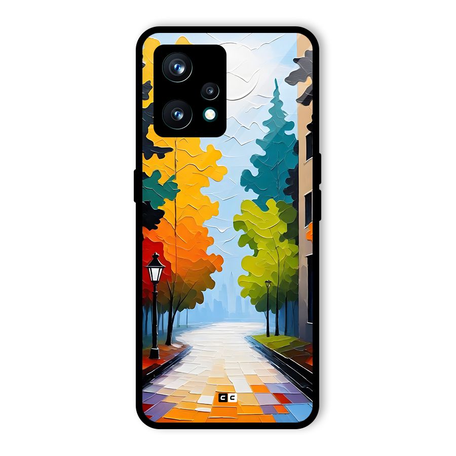 Paper Street Glass Back Case for Realme 9 Pro Plus 5G