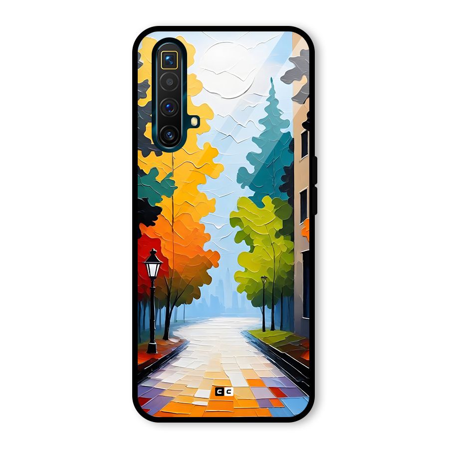 Paper Street Glass Back Case for Realme X3