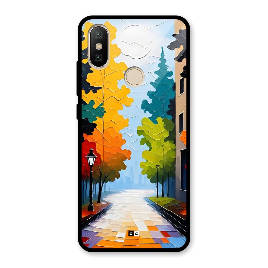 Paper Street Glass Back Case for Redmi A2
