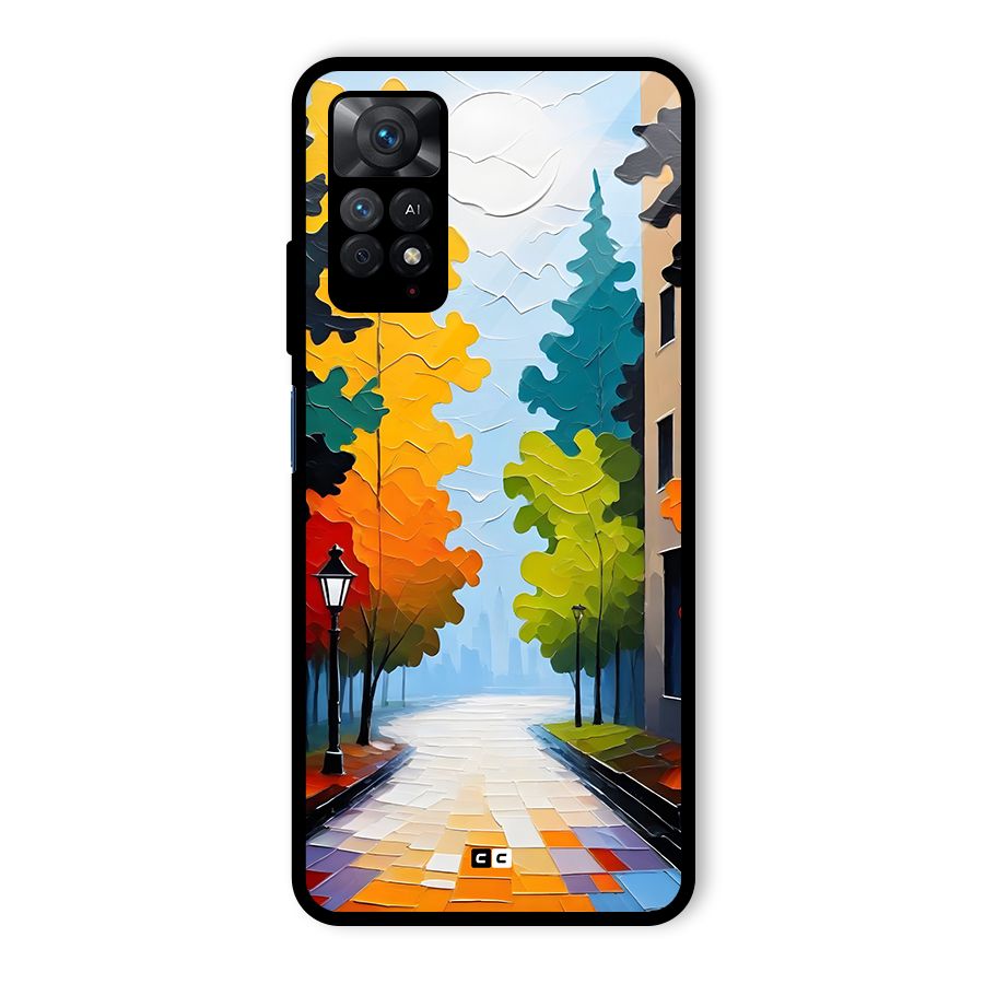 Paper Street Glass Back Case for Redmi Note 11 Pro Plus 5G
