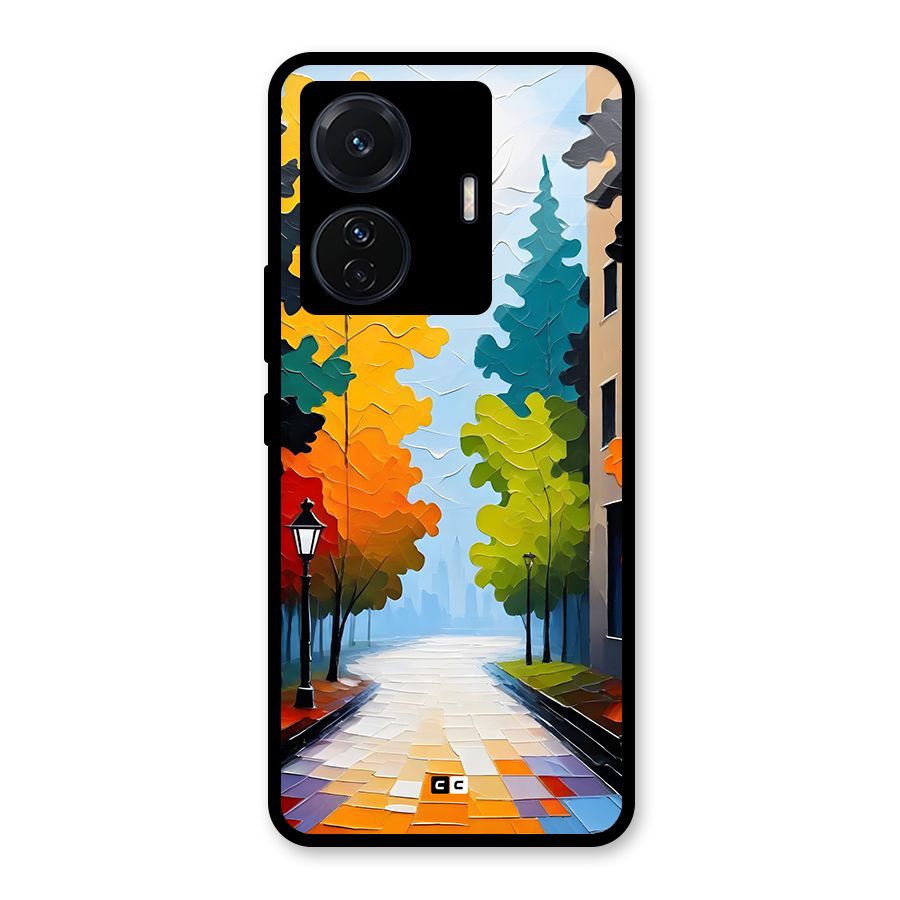 Paper Street Glass Back Case for Vivo T1 Pro