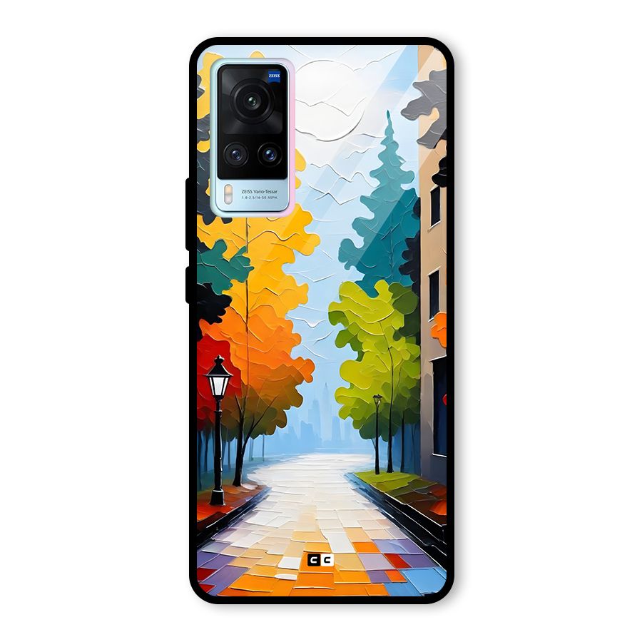 Paper Street Glass Back Case for Vivo X60