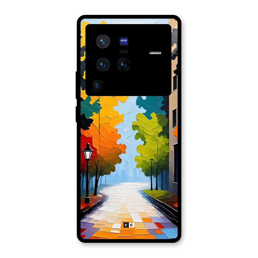Paper Street Glass Back Case for Vivo X80 Pro