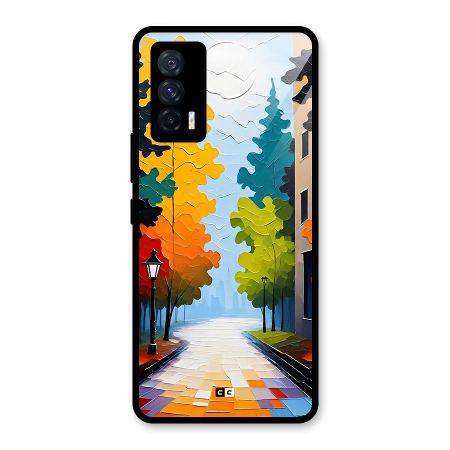 Paper Street Glass Back Case for Vivo iQOO 7 5G