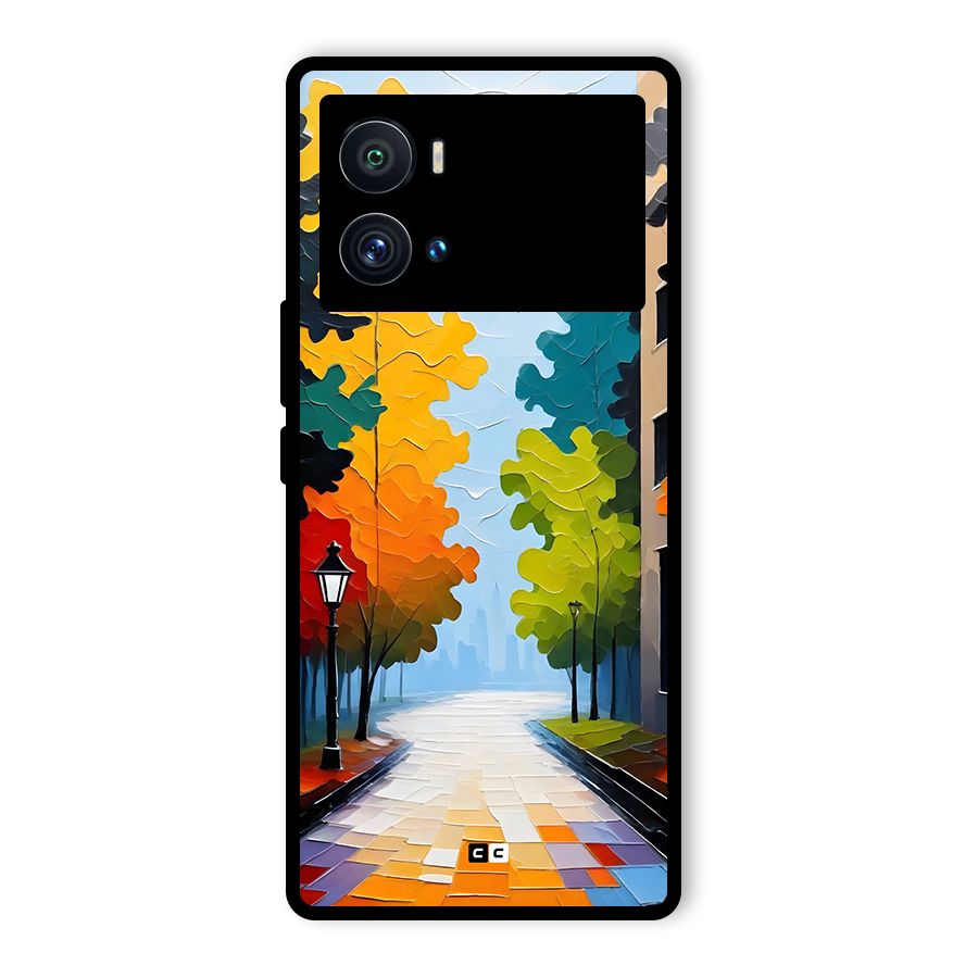 Paper Street Glass Back Case for Vivo iQOO 9 Pro