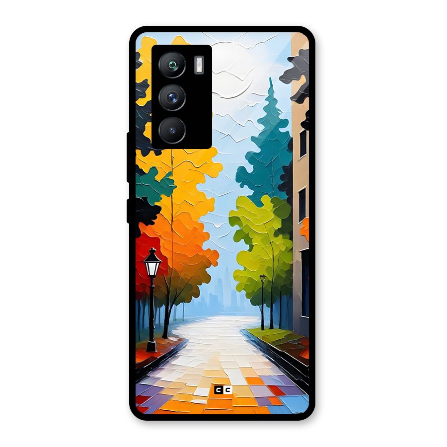 Paper Street Glass Back Case for Vivo iQOO 9 SE