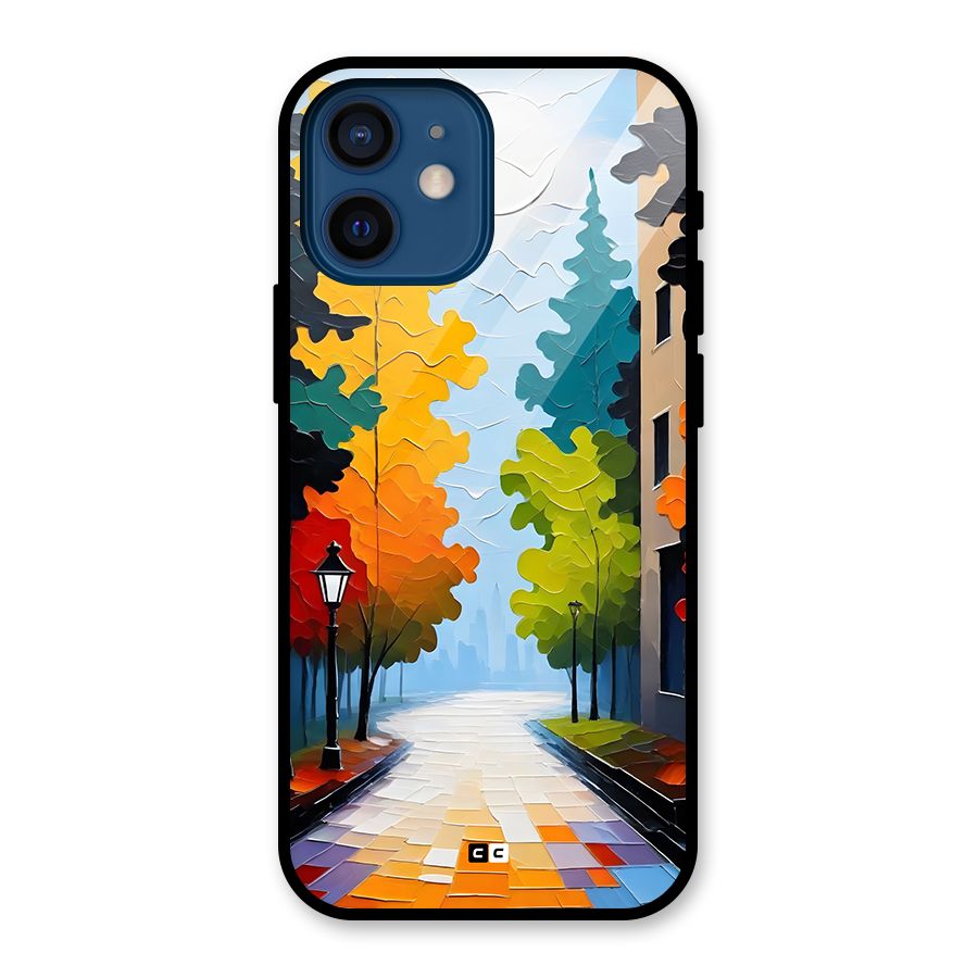 Paper Street Glass Back Case for iPhone 12 Mini