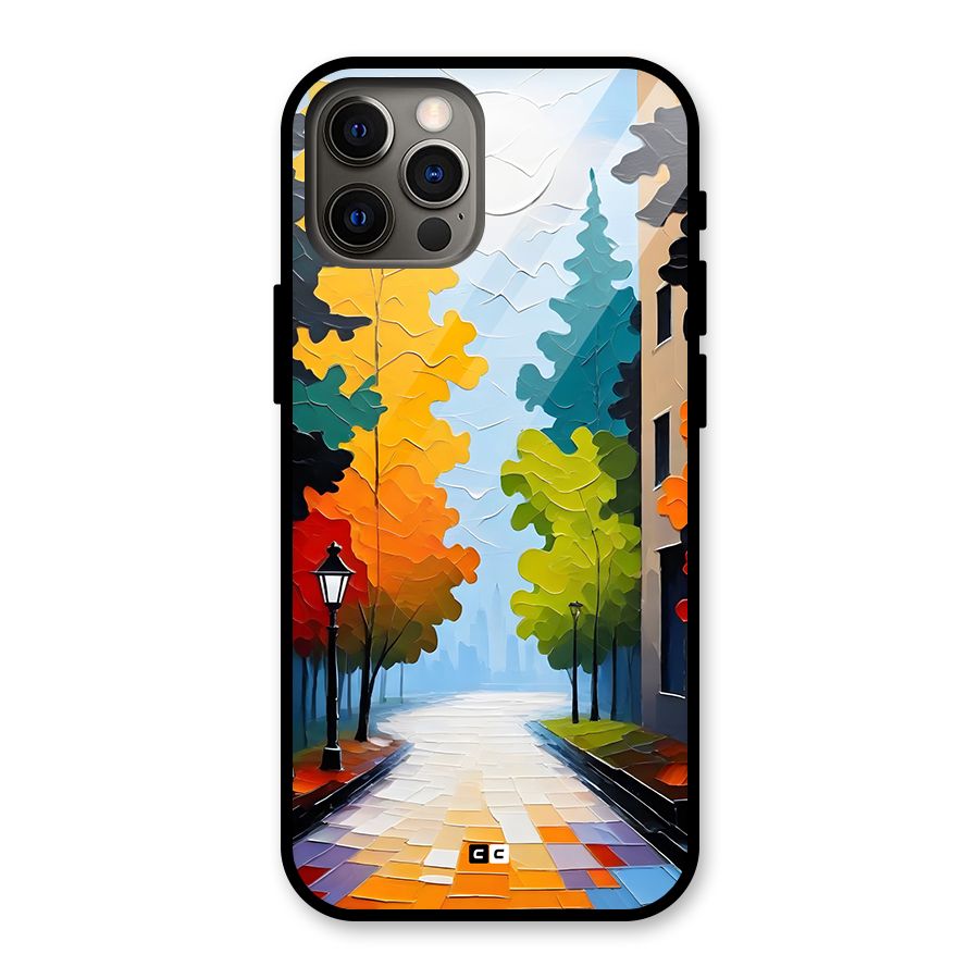Paper Street Glass Back Case for iPhone 12 Pro