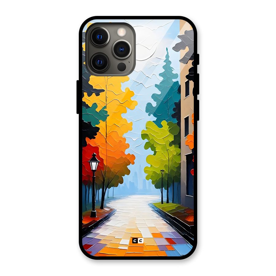 Paper Street Glass Back Case for iPhone 12 Pro Max