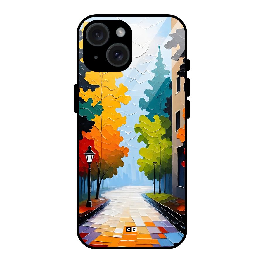 Paper Street Glass Back Case for iPhone 15