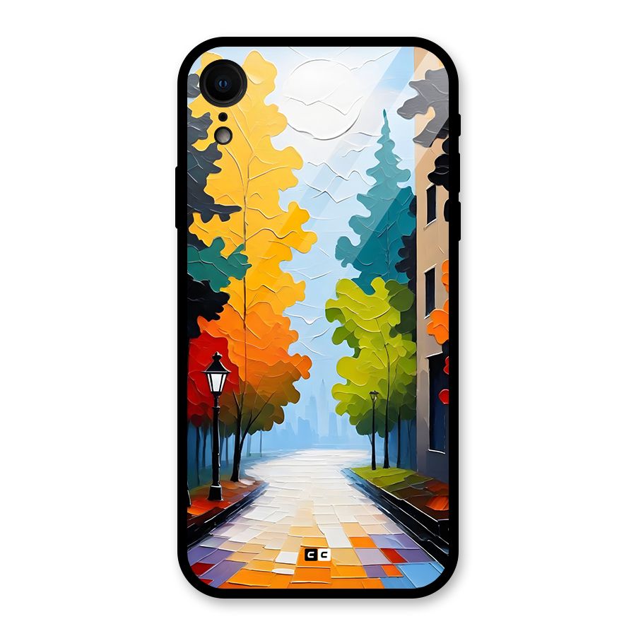 Paper Street Glass Back Case for iPhone XR