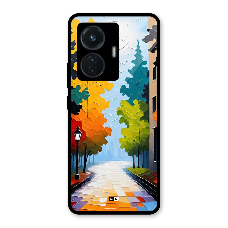 Paper Street Glass Back Case for iQOO Z6 44W
