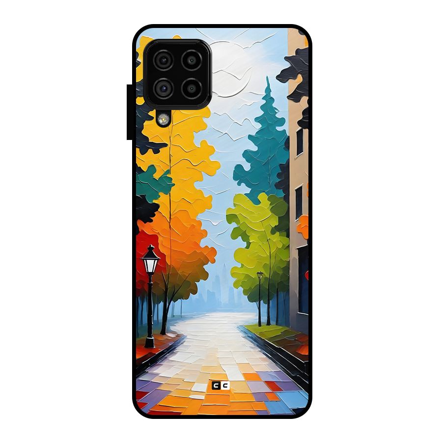 Paper Street Metal Back Case for Galaxy A22 4G