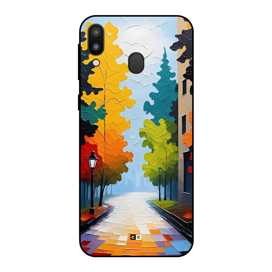 Paper Street Metal Back Case for Galaxy M20