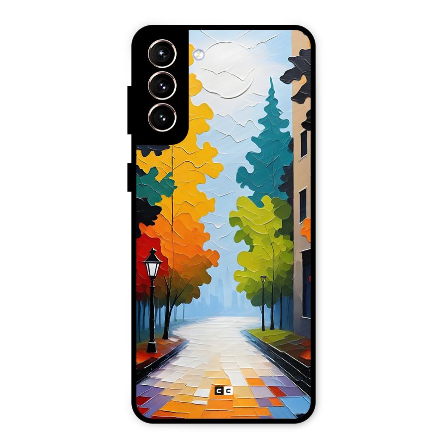 Paper Street Metal Back Case for Galaxy S21 Plus