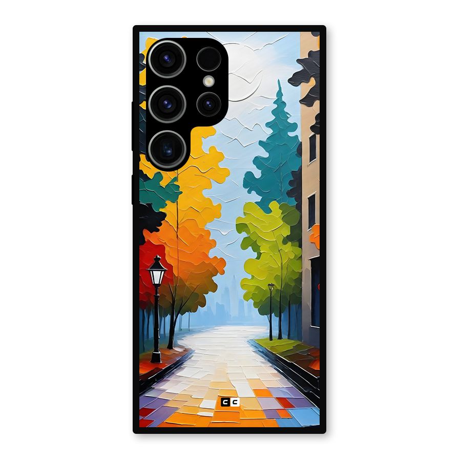 Paper Street Metal Back Case for Galaxy S23 Ultra