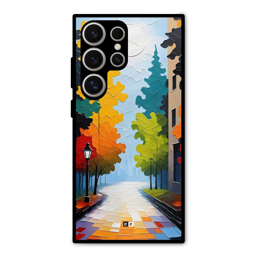 Paper Street Metal Back Case for Galaxy S24 Ultra
