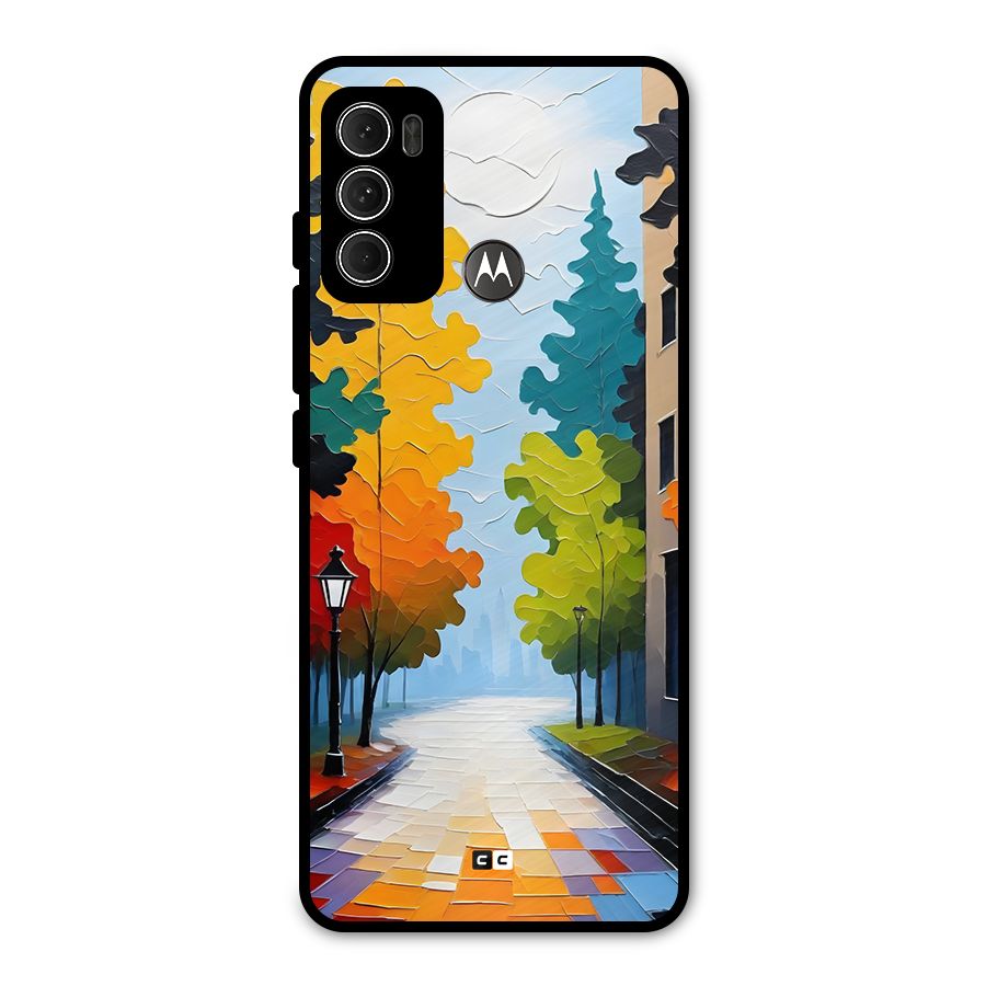 Paper Street Metal Back Case for Moto G60