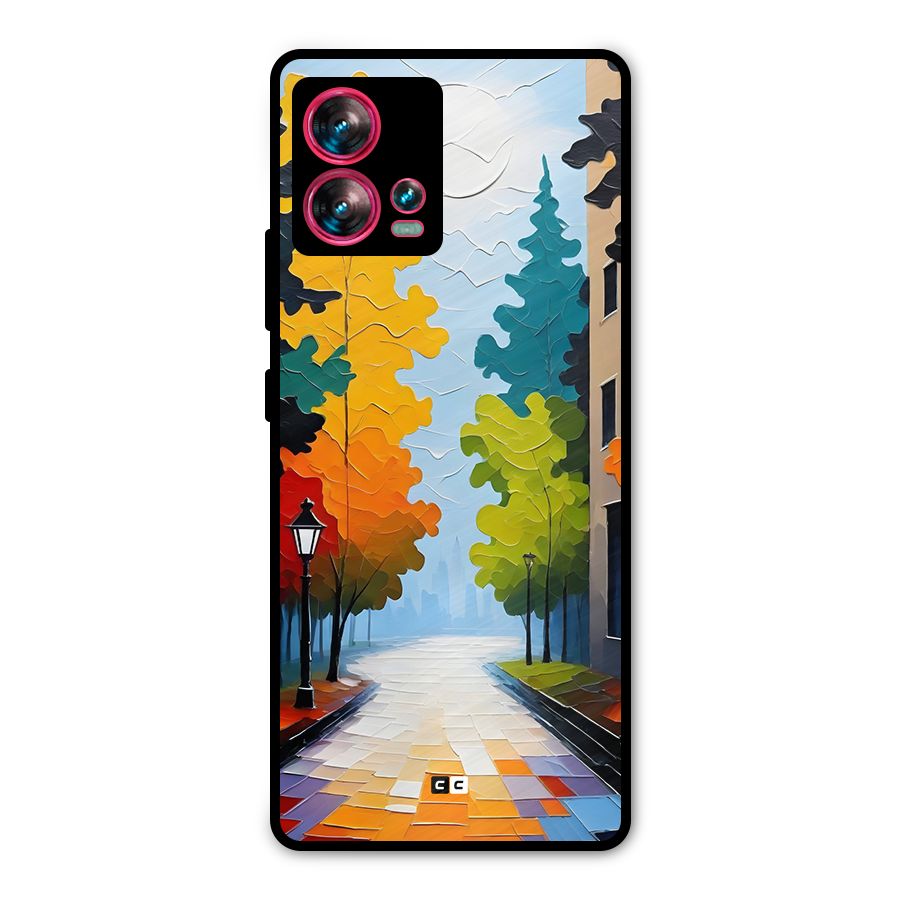 Paper Street Metal Back Case for Motorola Edge 30 Fusion