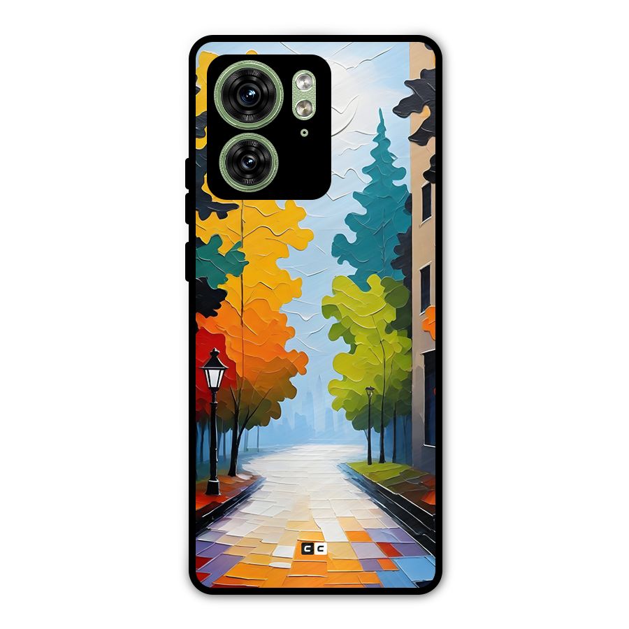 Paper Street Metal Back Case for Motorola Edge 40 5G
