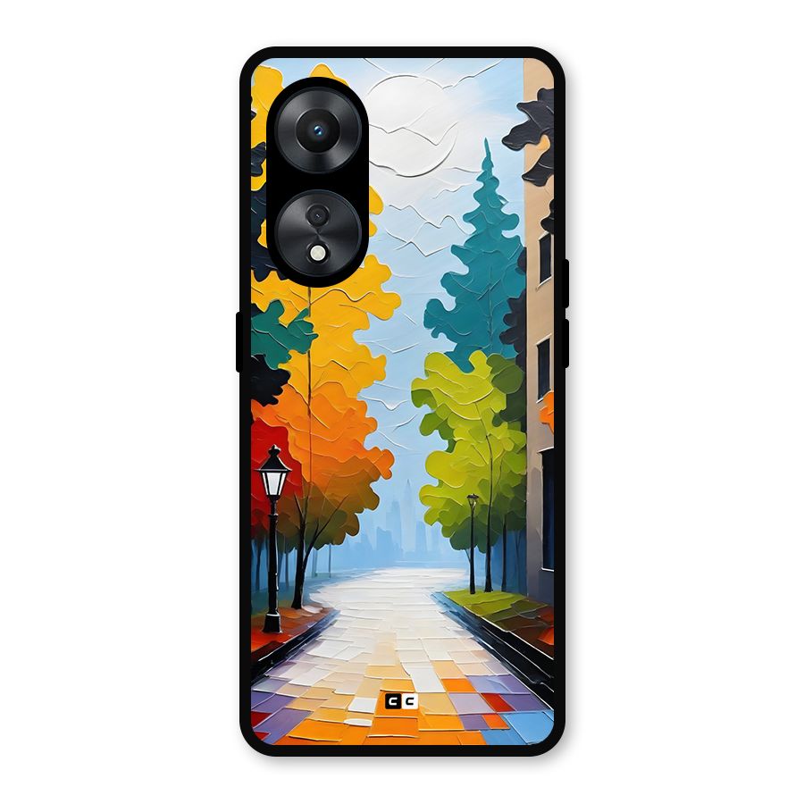Paper Street Metal Back Case for Oppo A78