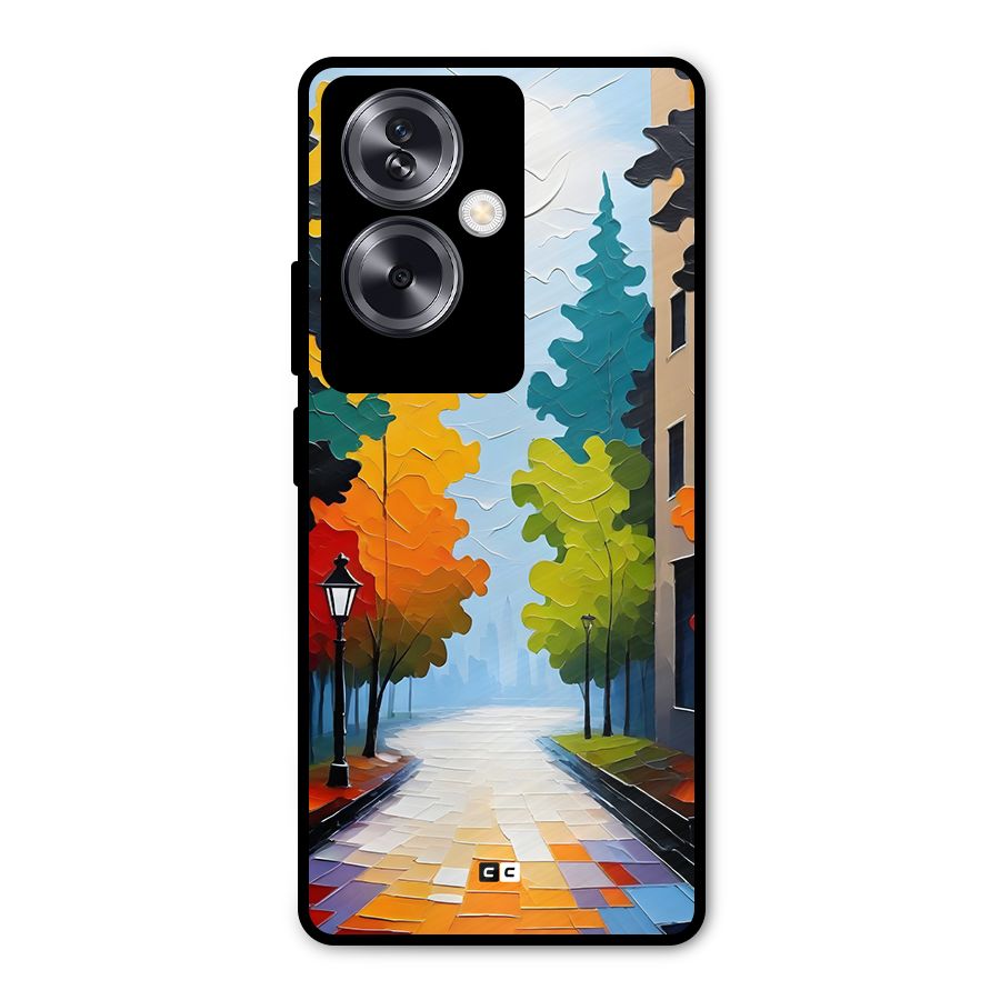 Paper Street Metal Back Case for Oppo A79 5G