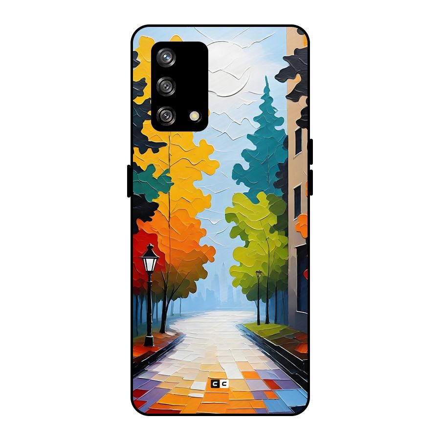 Paper Street Metal Back Case for Oppo F19