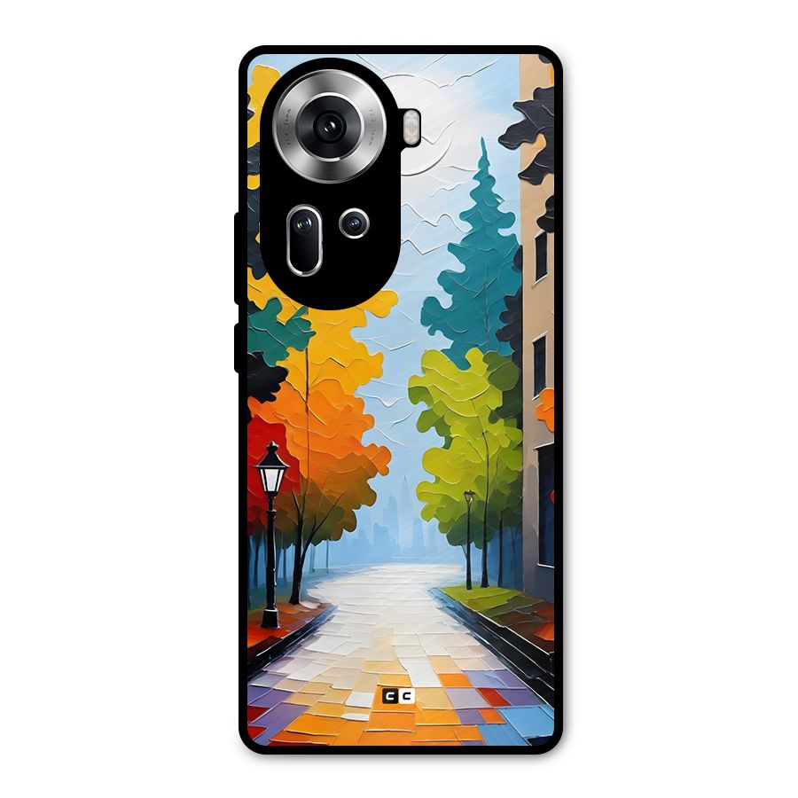 Paper Street Metal Back Case for Oppo Reno11 5G