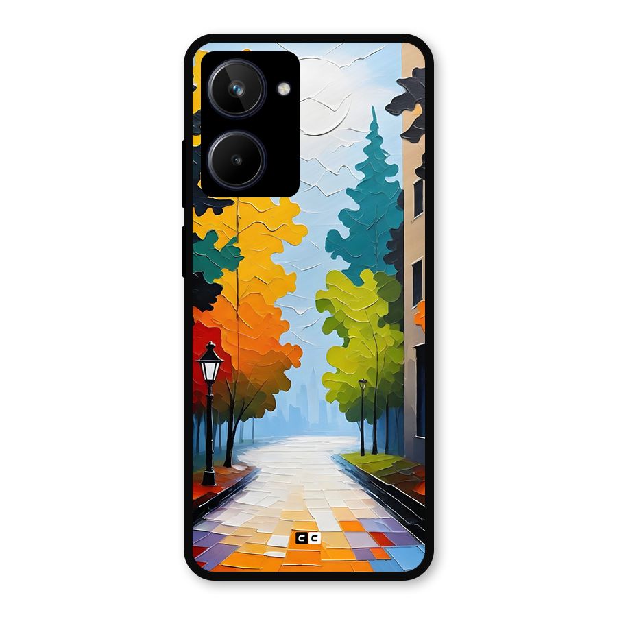 Paper Street Metal Back Case for Realme 10