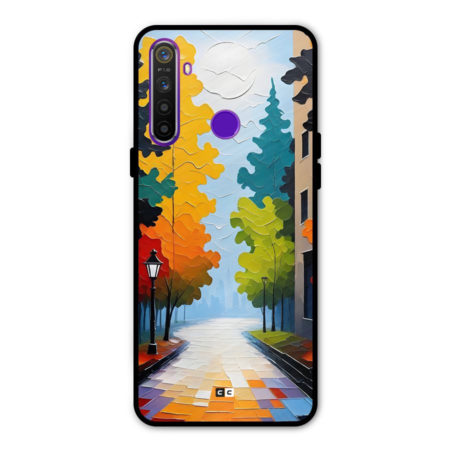 Paper Street Metal Back Case for Realme 5