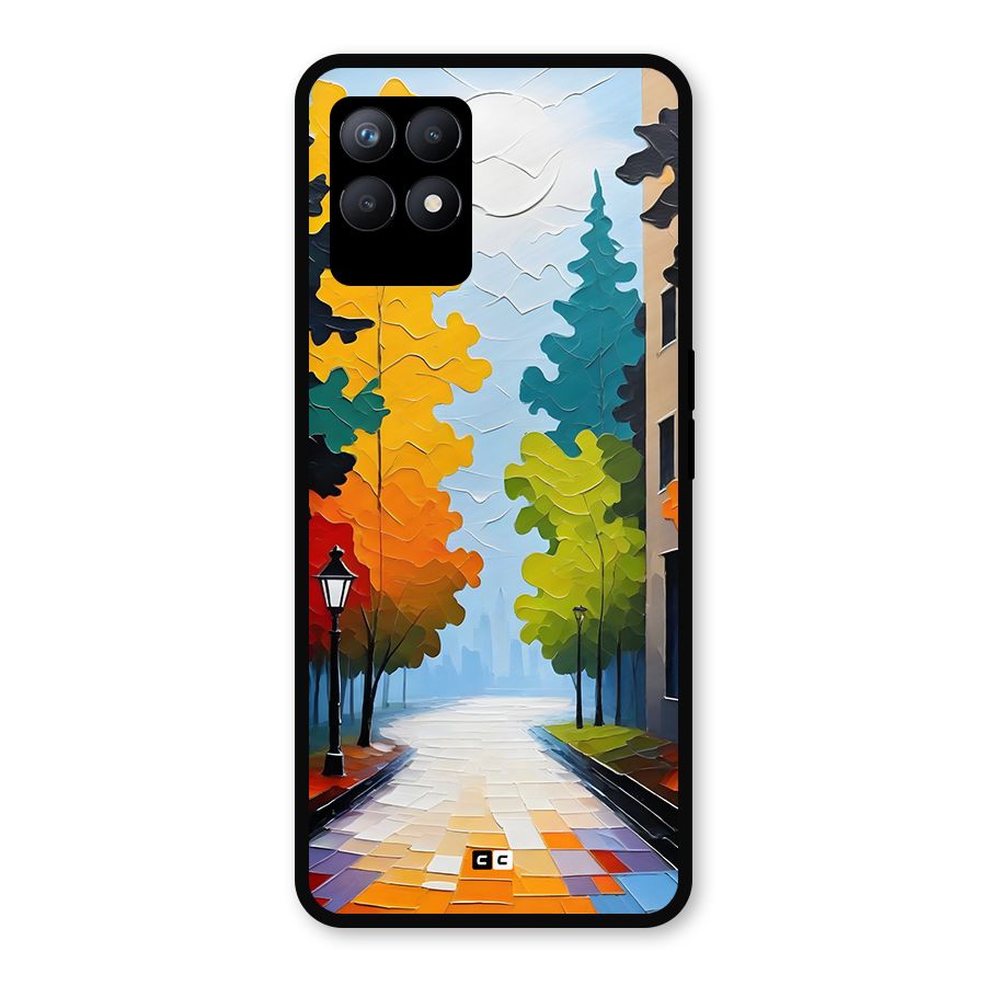 Paper Street Metal Back Case for Realme 8i
