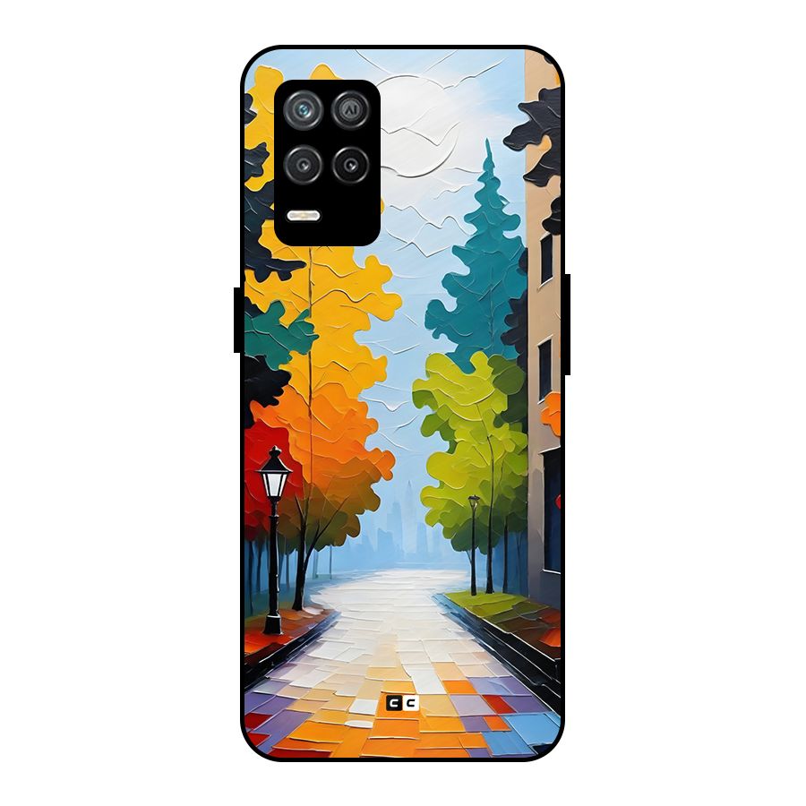 Paper Street Metal Back Case for Realme 8s 5G