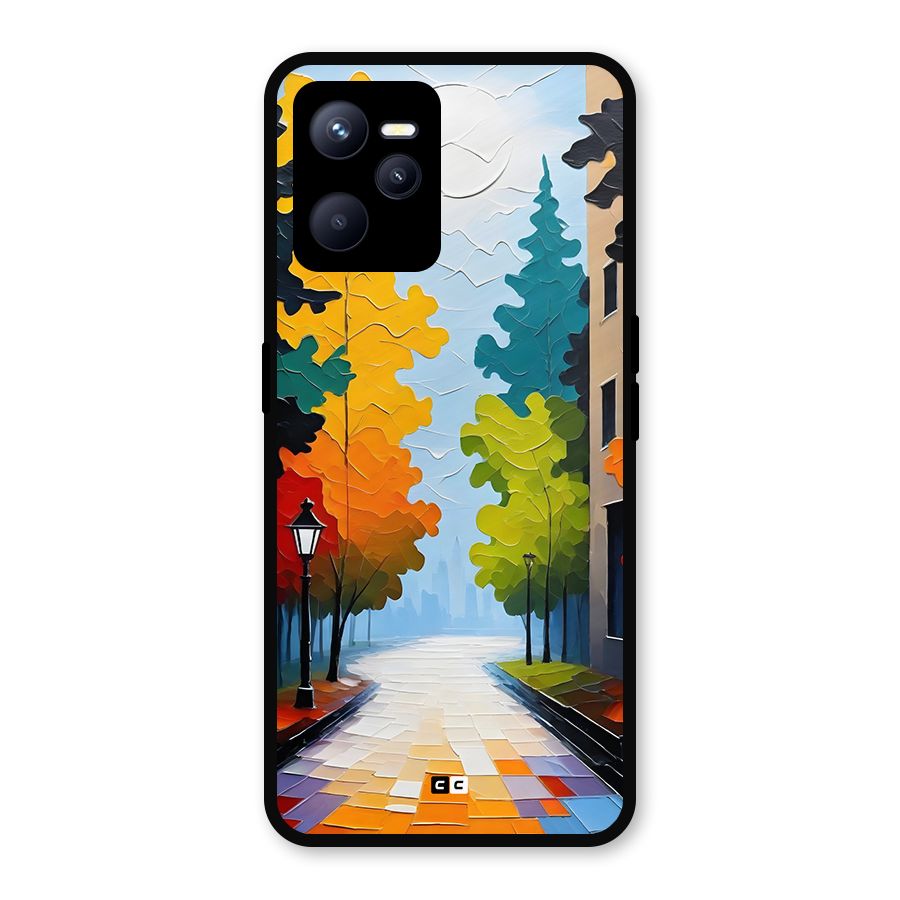 Paper Street Metal Back Case for Realme C35