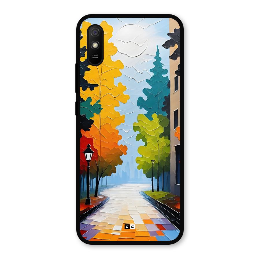 Paper Street Metal Back Case for Redmi 9i