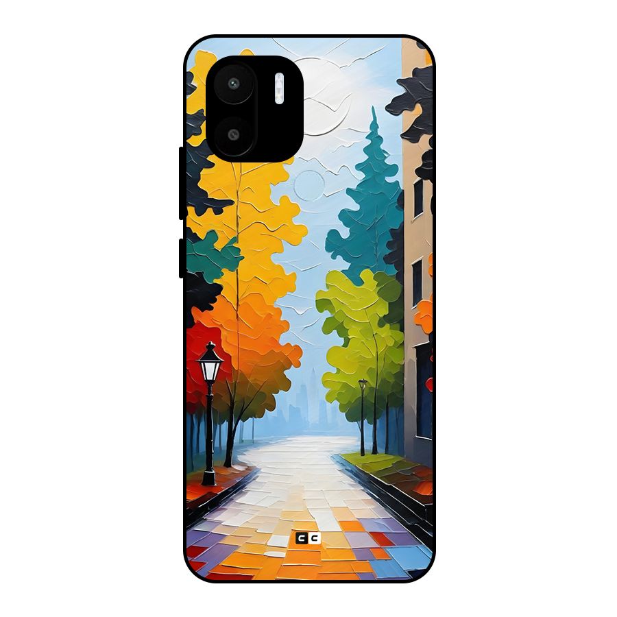 Paper Street Metal Back Case for Redmi A2 Plus