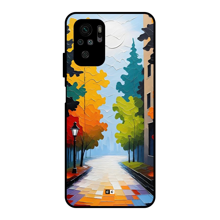 Paper Street Metal Back Case for Redmi Note 10S